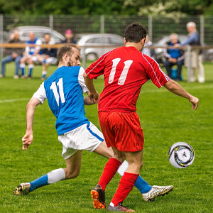 Official Size 5 Training Soccer Ball - Durable Machine-Stitched PVC Football