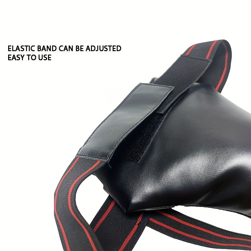 Mens Supreme Boxing Groin Guard - Quick-Adjust Premium PU Leather for Unmatched Protection and Intense Training Comfort