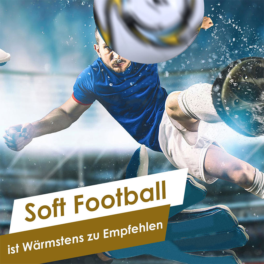 Official Size 5 Training Soccer Ball - Durable Machine-Stitched PVC Football