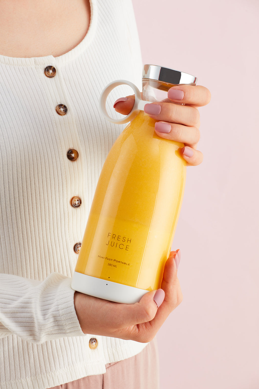 [Portable Fruit Blender] Wireless Mini Fruit Blender Juicer - 350ML Portable Electric, Perfect for On-the-Go!