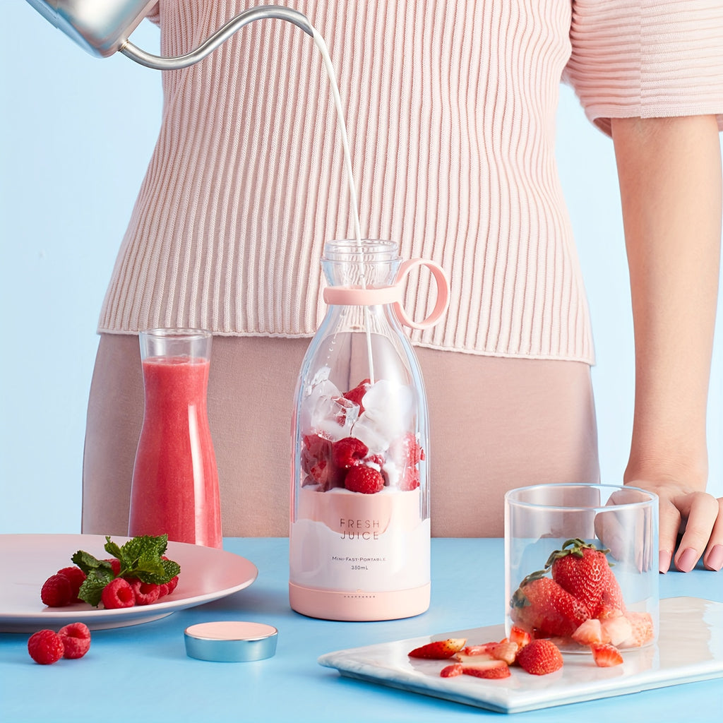 [Portable Fruit Blender] Wireless Mini Fruit Blender Juicer - 350ML Portable Electric, Perfect for On-the-Go!