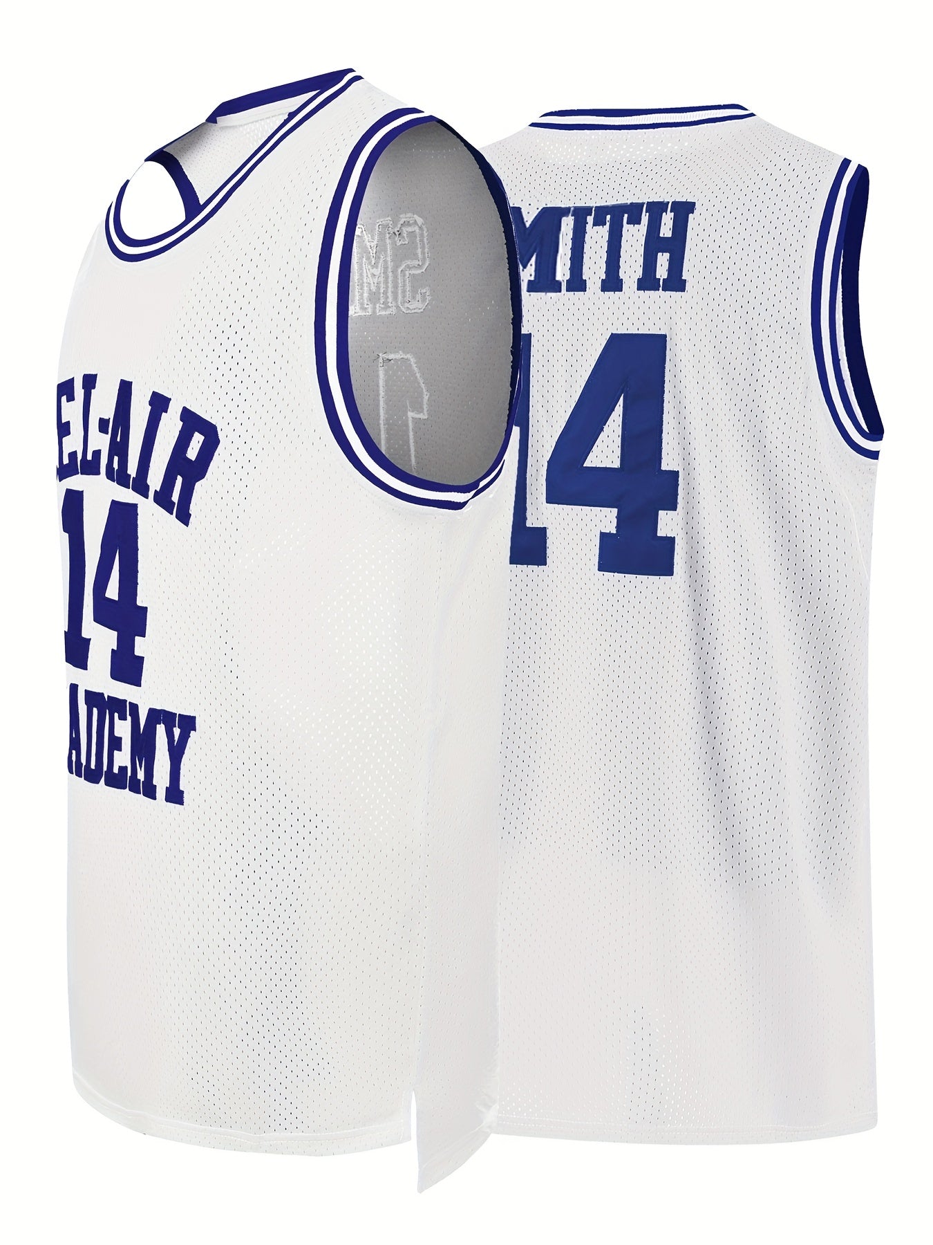 Breathable Vintage Embroidery Baseball Jersey, Mens Academy #14" Round Neck Sleeveless Basketball Shirt For Training Competition