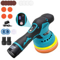 6 Gears Cordless Car Polisher 12V Wireless Car Polishing Machine 2pcs 2.0Ah Battery Power Tool Electric Waxing Repairing Sander - trendingshoping.com