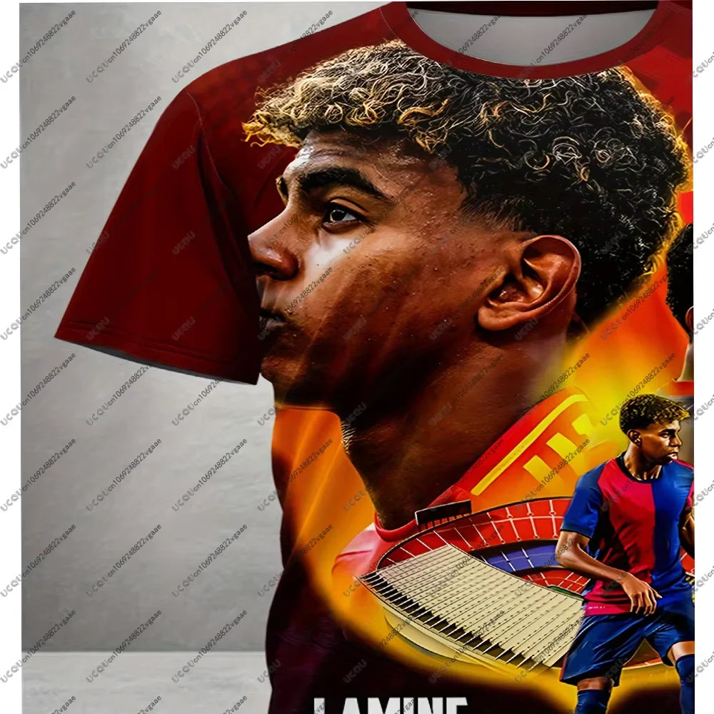 Football Jersey T Shirt Breathable Casual Quick-Dry Sports Top Men Kids Unisex