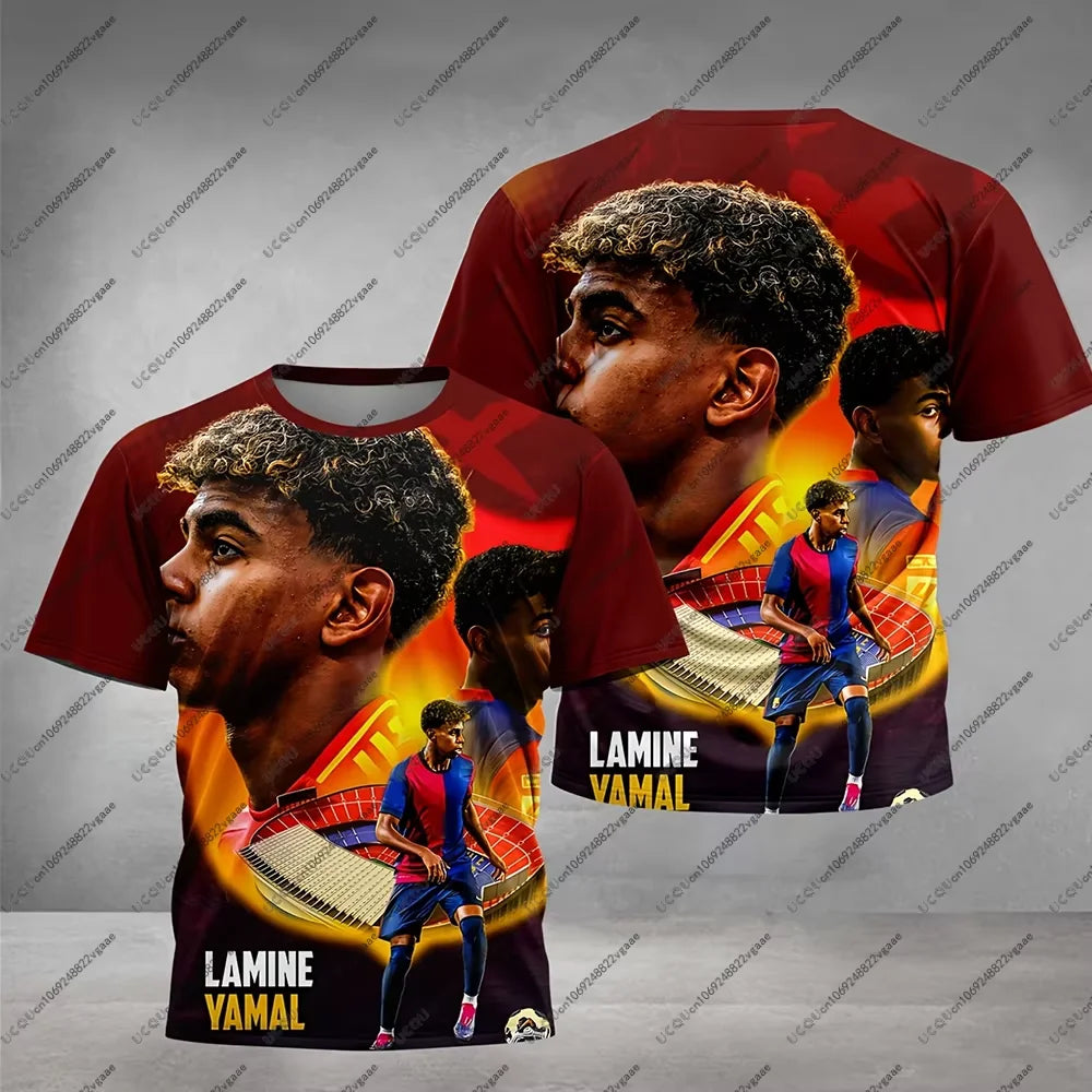 Football Jersey T Shirt Breathable Casual Quick-Dry Sports Top Men Kids Unisex