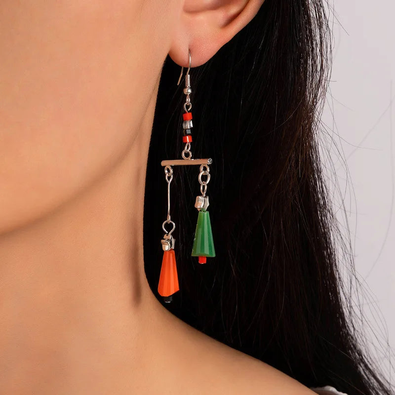 Snowman Bowknot Earring Jewelry