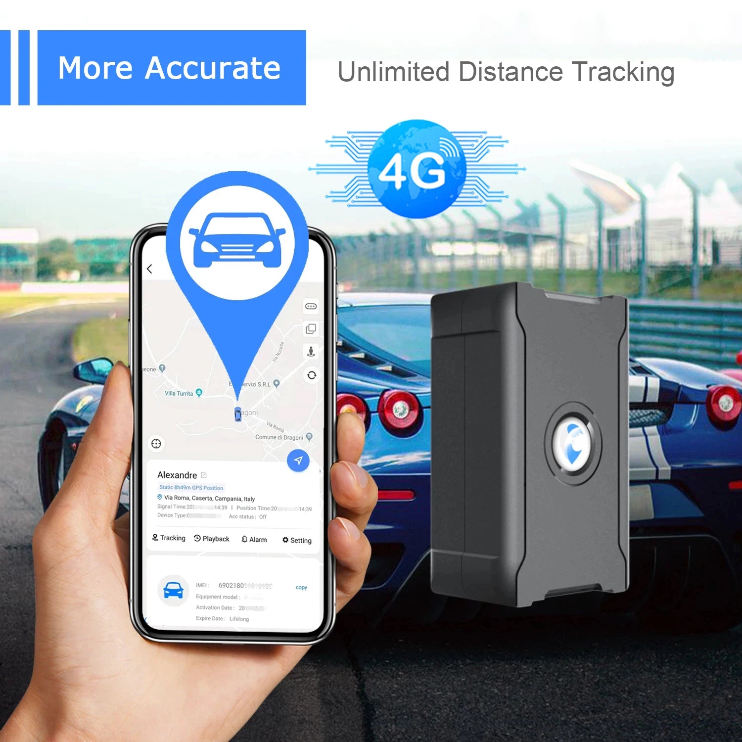 30 Days Long Last Car GPS Tracker Safe Fences No APN Setting Tracking Locator with First Use 20 Percent OFF Service Charge - trendingshoping.com