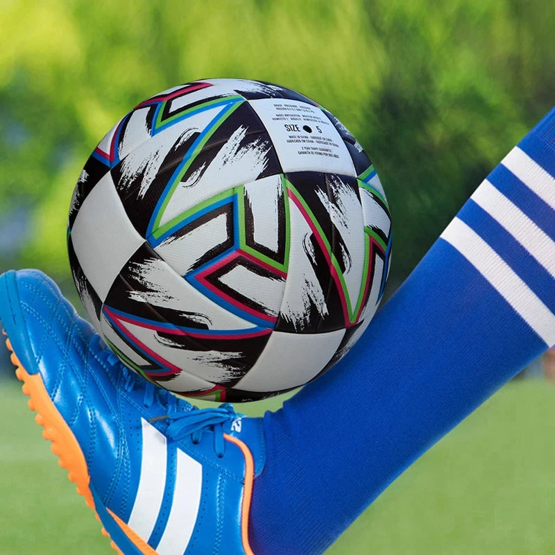 League Soccer Ball - Seamless Bonded Size 5 Match Football