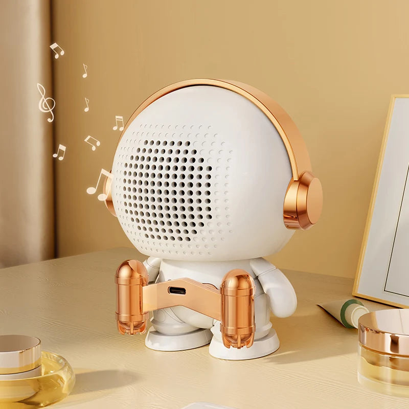 Astronaut Bluetooth Speaker – Hi-Fi Subwoofer & Galaxy Night Light