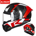 LS2 Thunder GP Aero Full Face Motorcycle Helmet FF805 Carbon Fiber