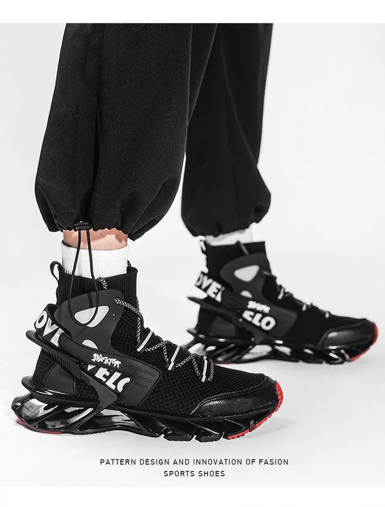 Elite Racer Series - Luxury Breathable Performance Sneakers - Men's Urban Fashion Trainer - SKU-CODE