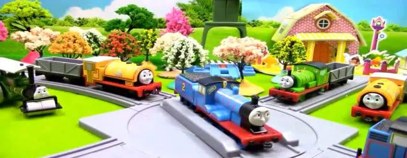 Thomas and Friends Track Master Train Role Model Metal Plastic Magnetic Track Railway Train Christmas Gift - trendingshoping.com