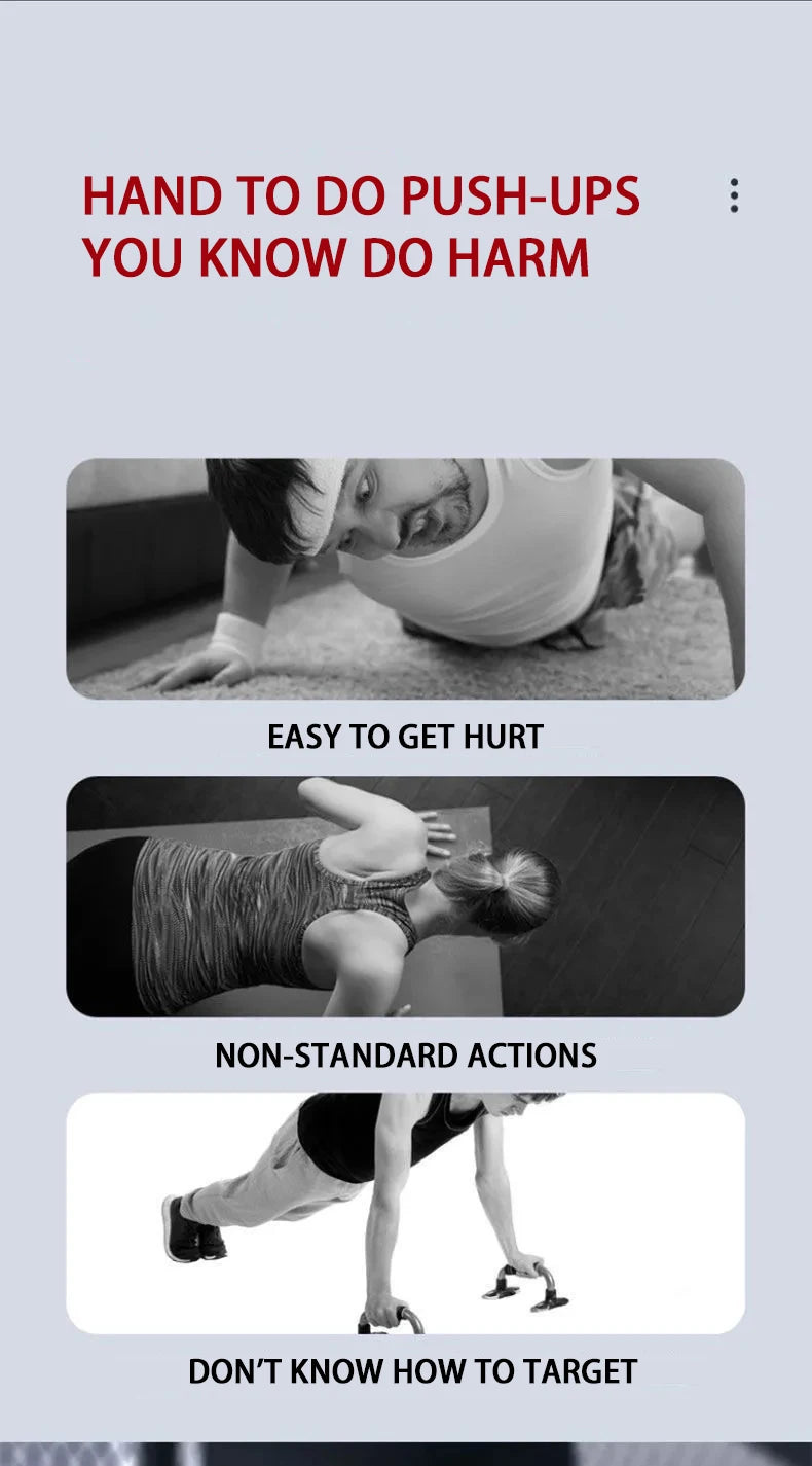 Portable Push Up Board Set Foldable Multifunction Fitness Equipment For Chest Abdomen Arms Back Training