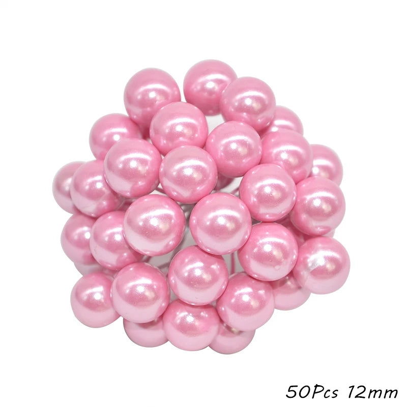 Mixed Pink Plant Flower Cherry Stamen Berries Bundle DIY Christmas Wedding Cake Gift Box Wreaths Decor