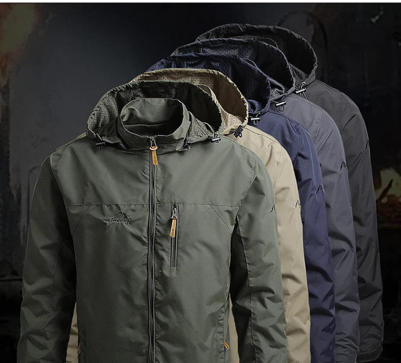 Men Windbreaker Fishing Field Jackets Outerwear Mens Winter Autumn Waterproof Flight Pilot Coat Hoodie Men Work Hunting Clothes - trendingshoping.com