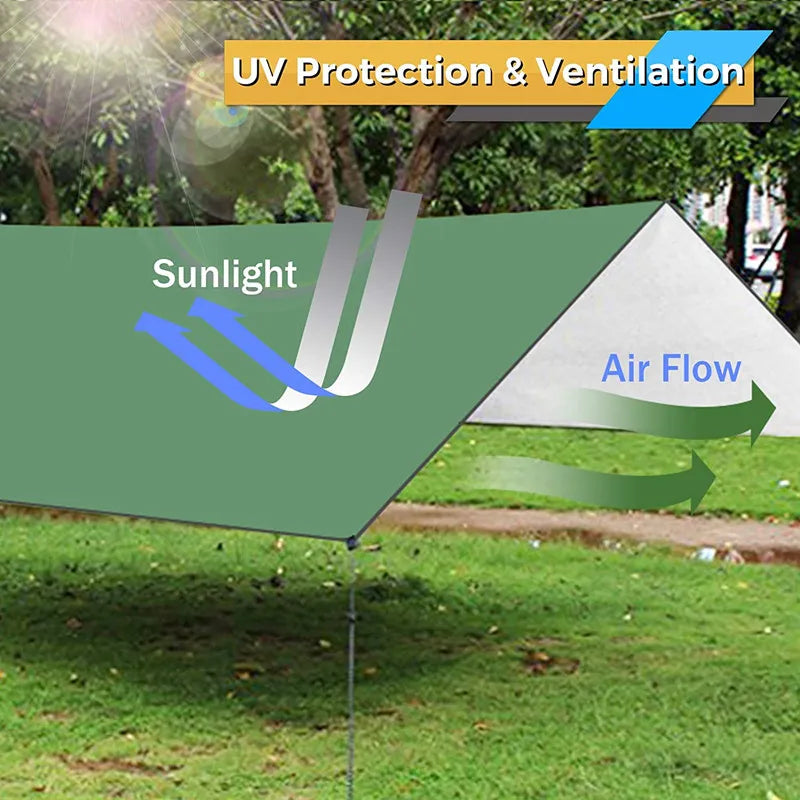 Solar Outdoor Camping Light 10 Meter String Light RGB LED Tent Atmosphere Light With Hook