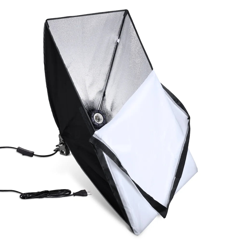 Photography Softbox Lighting Kits 50x70CM Professional Continuous Light System Soft Box For Photo Studio Equipment - trendingshoping.com