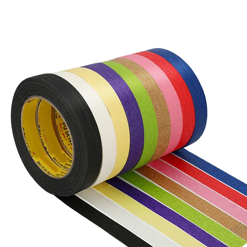 15 Rolls 15mm No-Trace Masking Tape | Multicolor Inkjet Tape for Office & Car - trendingshoping.com