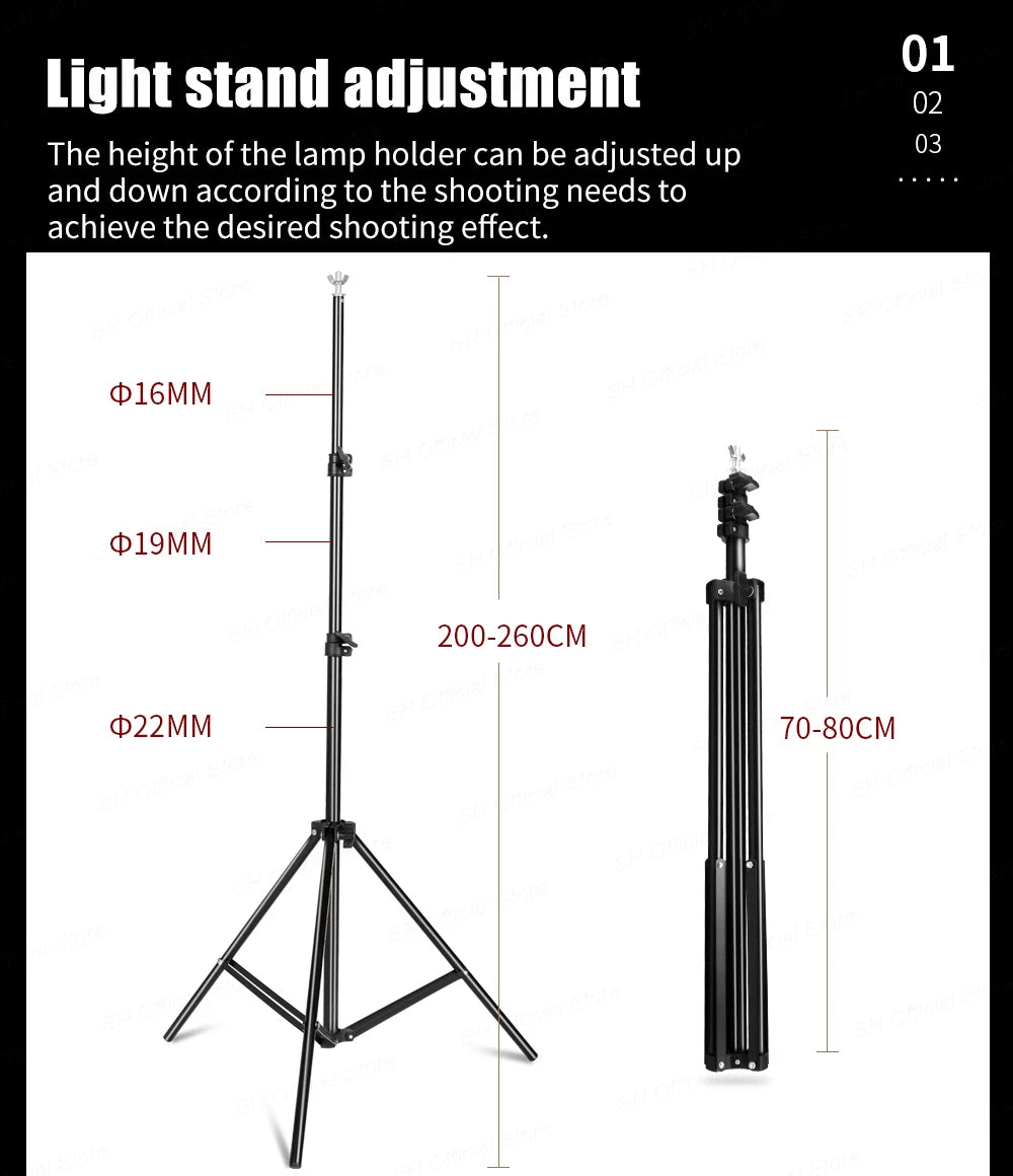 SH 2.6m*3m Suit Adjustable Backdrop Stand for Photography Wedding Photo Studio Backdrop Video Background Frame - trendingshoping.com
