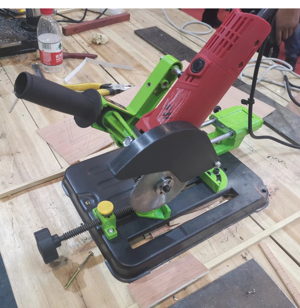 ALLSOME Angle Grinder Support Angle Grinder Fixed Universal Bracket for 100 115 125 Angle Grinder - trendingshoping.com