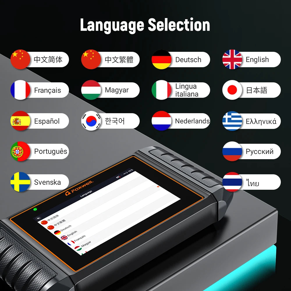 FOXWELL NT726 OBD2 Scanner All System Bidirectional Scan Tools Code Reader 12 Reset DPF TPMS SAS OBD 2 Car Diagnostic Scan Tool - trendingshoping.com