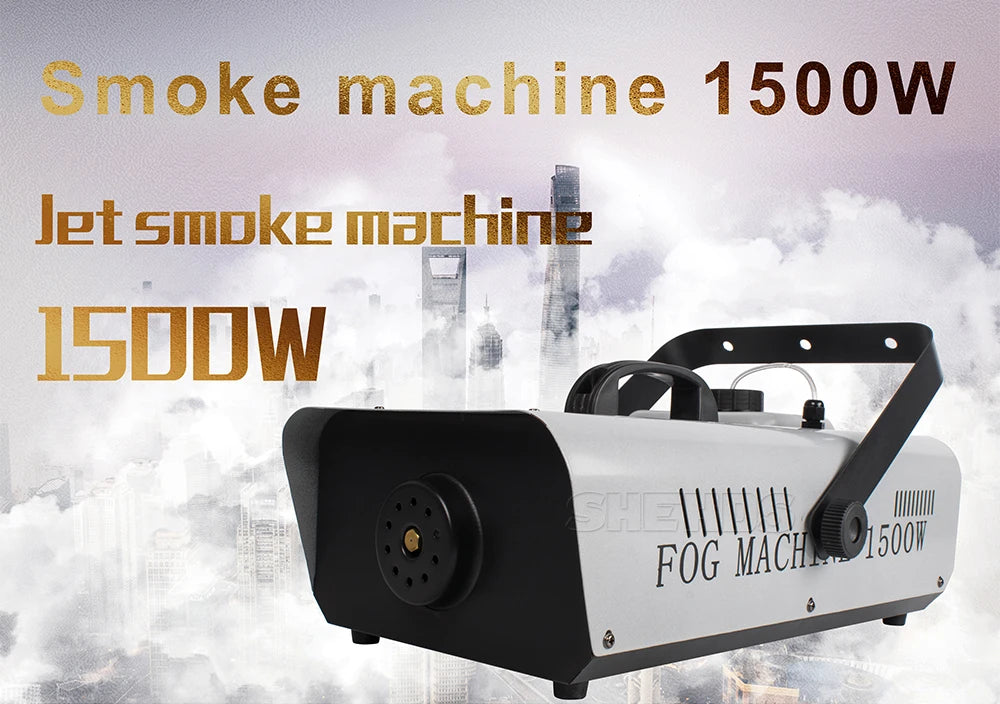 SHEHDS  1500W&1500W with DMX512 Smoke Machine for Concert Wedding DJ Fog Machine - trendingshoping.com