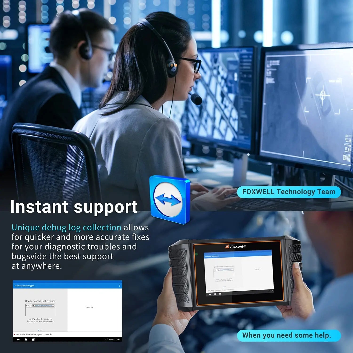 FOXWELL NT726 OBD2 Scanner All System Bidirectional Scan Tools Code Reader 12 Reset DPF TPMS SAS OBD 2 Car Diagnostic Scan Tool - trendingshoping.com