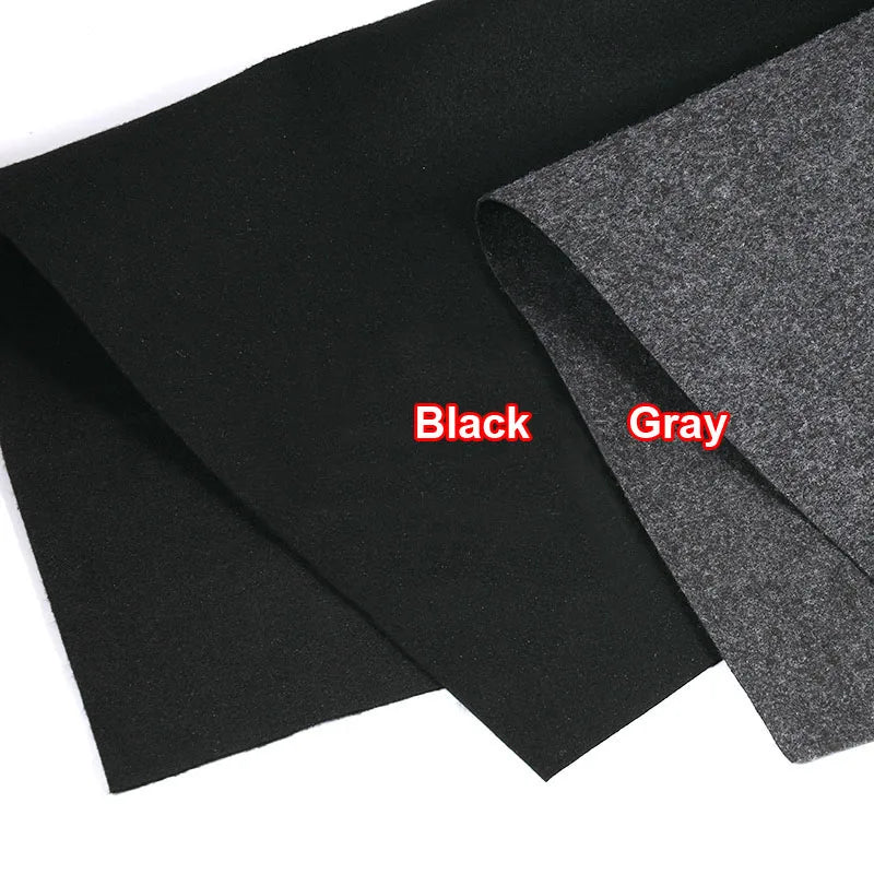Speaker Grill Cloth Chemical Fiber Car Subwoofer Box Sound-Absorbing Board Clothes Anti-Seismic Blanket Felt Gray/Black