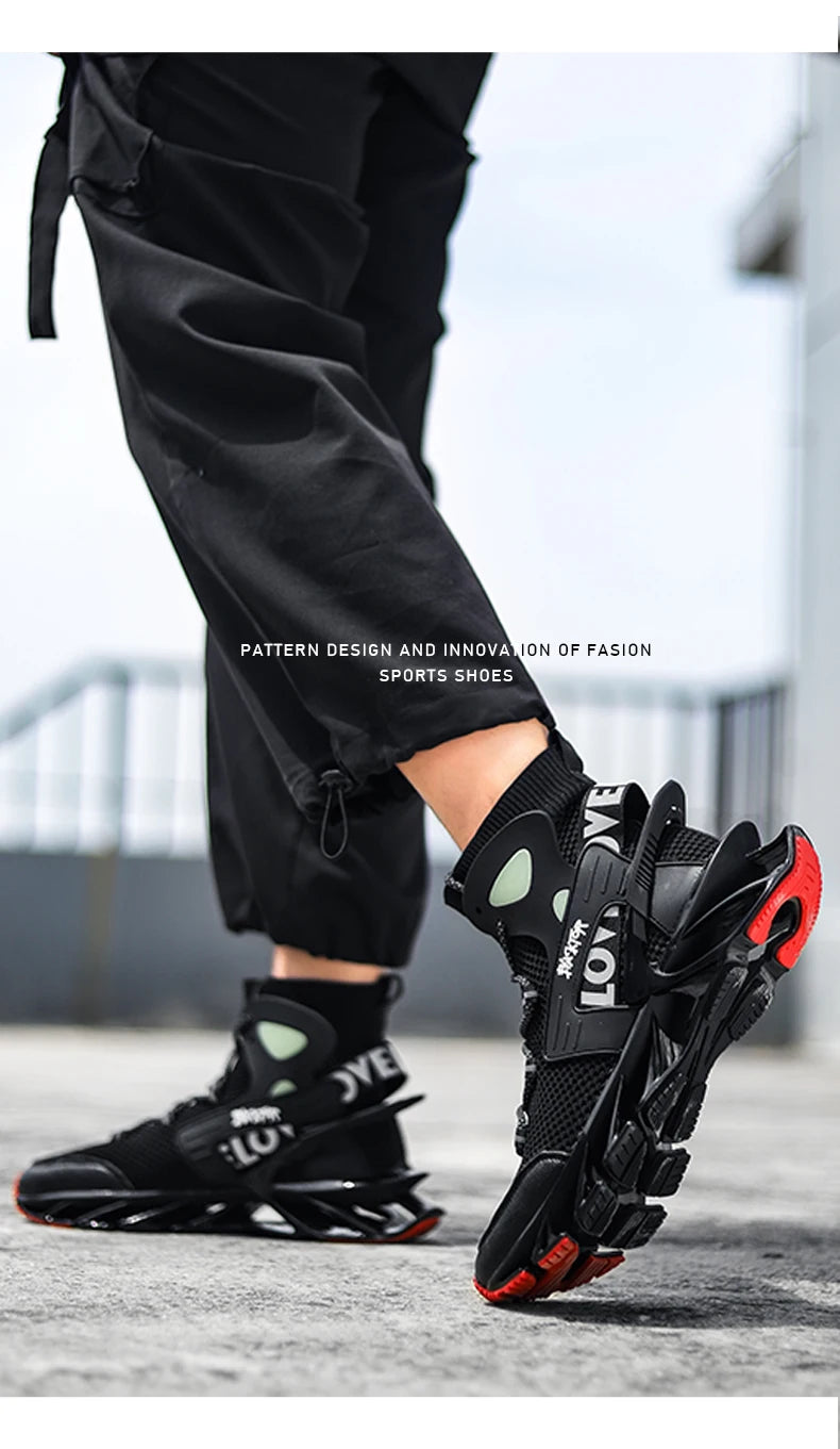 Elite Racer Series - Luxury Breathable Performance Sneakers - Men's Urban Fashion Trainer - SKU-CODE