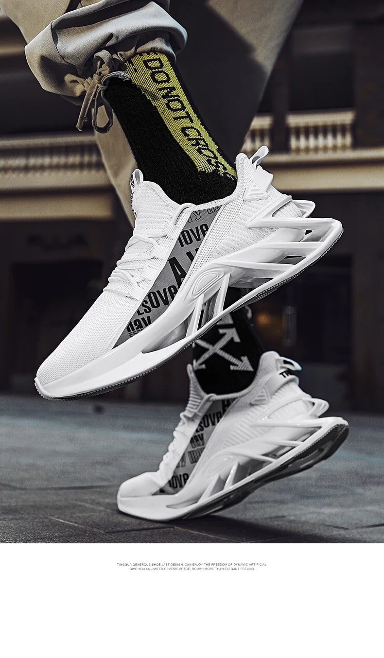 Elite Racer Series - Luxury Breathable Performance Sneakers - Men's Urban Fashion Trainer - SKU-CODE