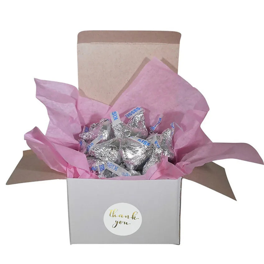 100-500pc Round Gold labels Thank You Kraft Stickers 1 inch Wedding Pretty Gift Cards Envelope Customized Sealing Label Stickers