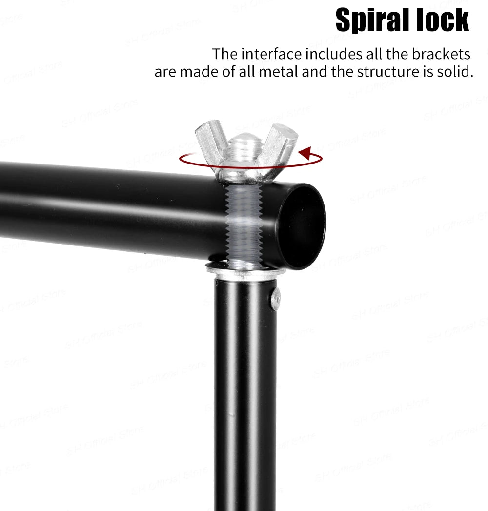 SH 2.6m*3m Suit Adjustable Backdrop Stand for Photography Wedding Photo Studio Backdrop Video Background Frame - trendingshoping.com