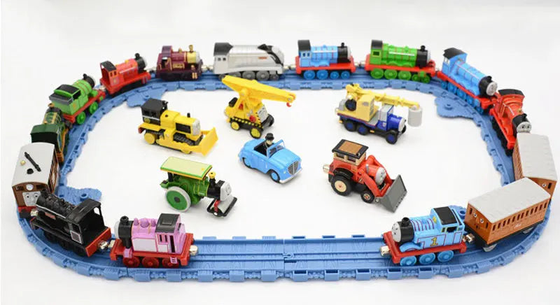 Thomas and Friends Track Master Train Role Model Metal Plastic Magnetic Track Railway Train Christmas Gift - trendingshoping.com