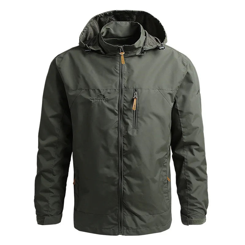 Men Windbreaker Fishing Field Jackets Outerwear Mens Winter Autumn Waterproof Flight Pilot Coat Hoodie Men Work Hunting Clothes - trendingshoping.com