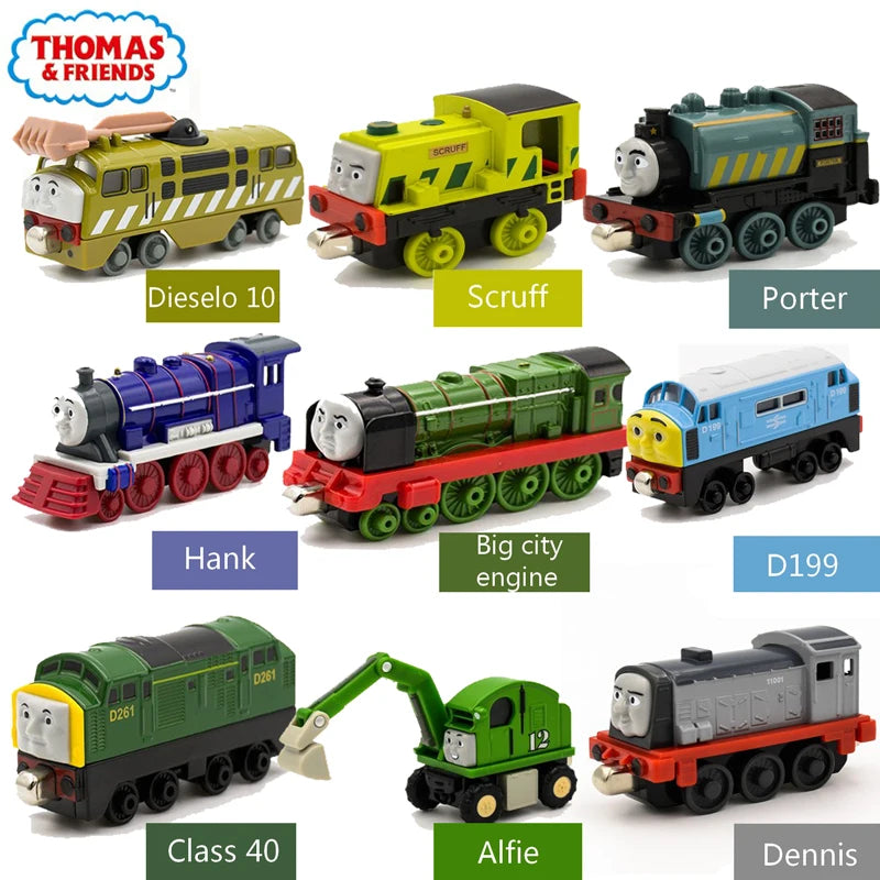 Thomas and Friends Track Master Train Role Model Metal Plastic Magnetic Track Railway Train Christmas Gift - trendingshoping.com