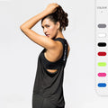 2026 Gym Tops Women's Sports Top Letter Backless Shirts Sleeveless Yoga Tops Fitness Running Quick Dry Tank Crop Top
