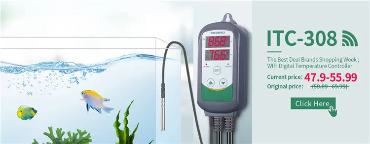 INKBIRD ITC-308 Heating and Cooling Dual Relay Temperature Controller, Carboy, Fermenter, Greenhouse Terrarium Temp. Control - trendingshoping.com