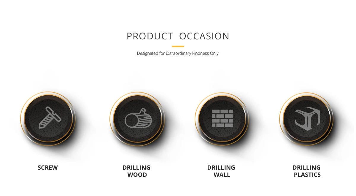 DEKO Cordless Drill 2 Speed Electric Screwdriver with Lithium Battery