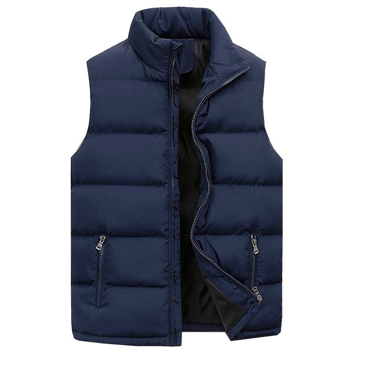 Men Winter Vest Jacket Sleeveless Waterproof Outerwear