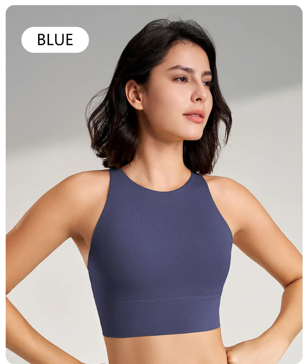 New women's sports underwear gym bra high-intensity sports yoga underwear quick-drying shockproof yoga undershirt