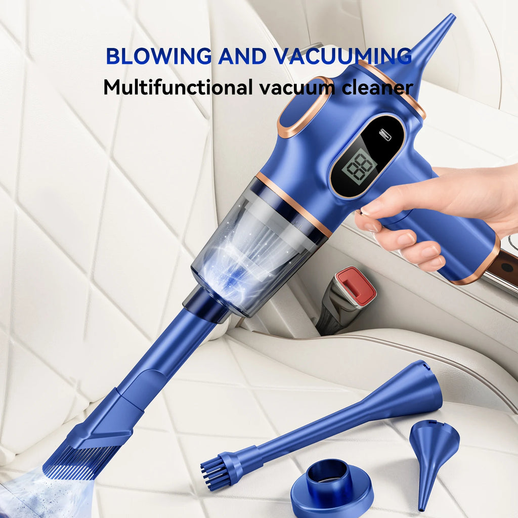 BELIBUY Portable Car Vacuum Cleaner Multifunctional Household Cleaning Machine High-Power Office Strong Carpet Cleaner Machine - trendingshoping.com