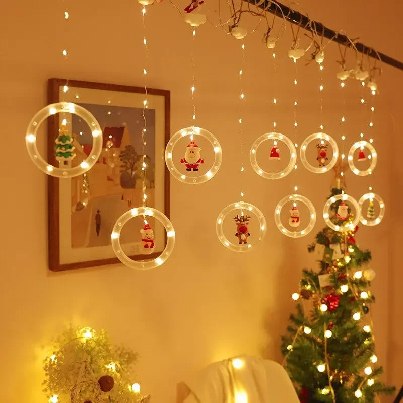 Christmas Wish Ball LED Fairy Curtain Light String Wedding Holiday Garland Lamp