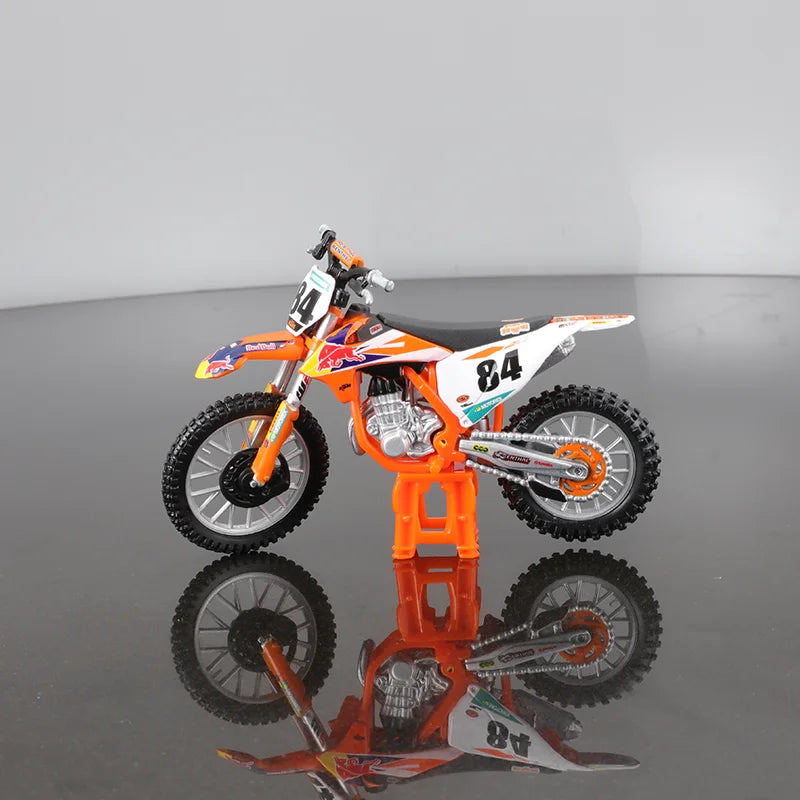 Bburago 1 18 Scale KTM GasGas RX450F 2021 Dakar Rally Alloy Die Cast Motorcycle Model
