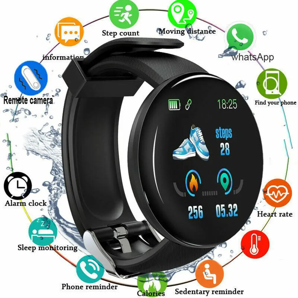 Smartwatch for Men and Women Touch Screen Sport Fitness Watch Waterproof
