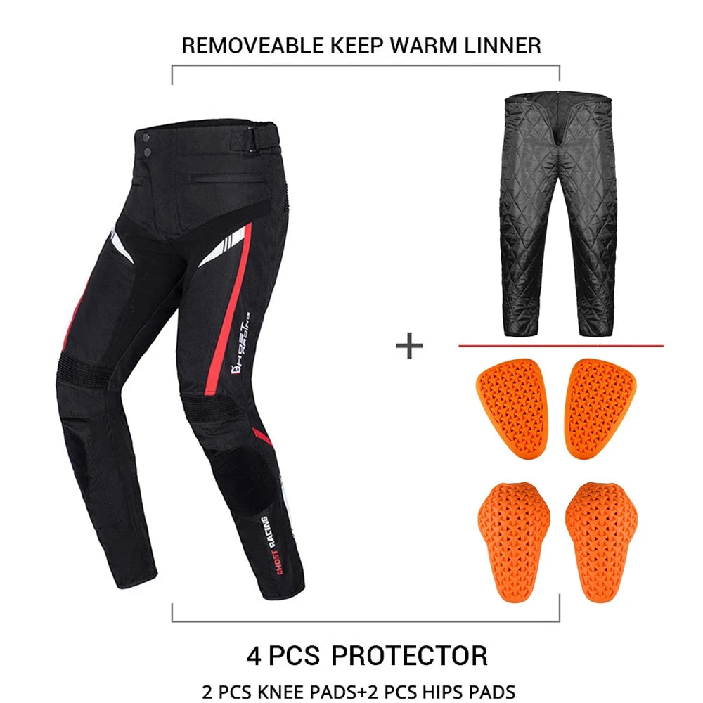 Motorcycle Jacket Cold Proof Waterproof Motocross Jacket for Men Chaqueta Moto Protective Gear Black Motorbike Riding Jacket