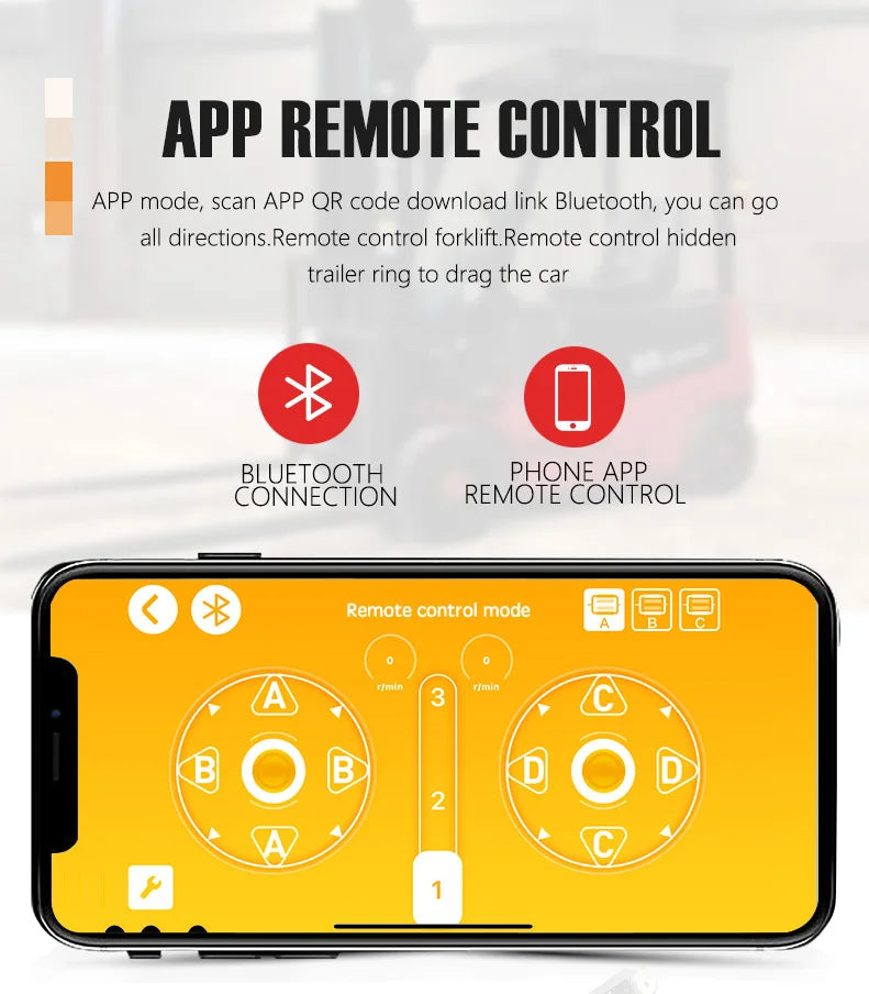 MOULD KING 13106 Technical Car Toys The MOC-3681 APP&RC Custom Forklift Truck Model Building Blocks Bricks Kids Christmas Gift - trendingshoping.com