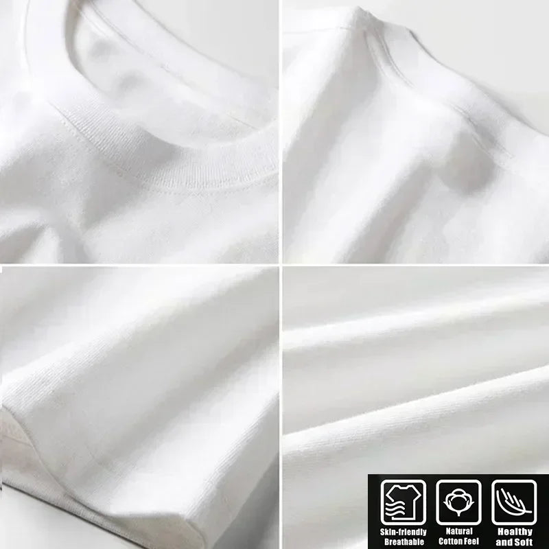 2025 New Hip Hop Streetwear Men's T-shirts Basketball Star Printed Tee Cotton Breathable Fans Oversized Casual Y2K Clothes Tops