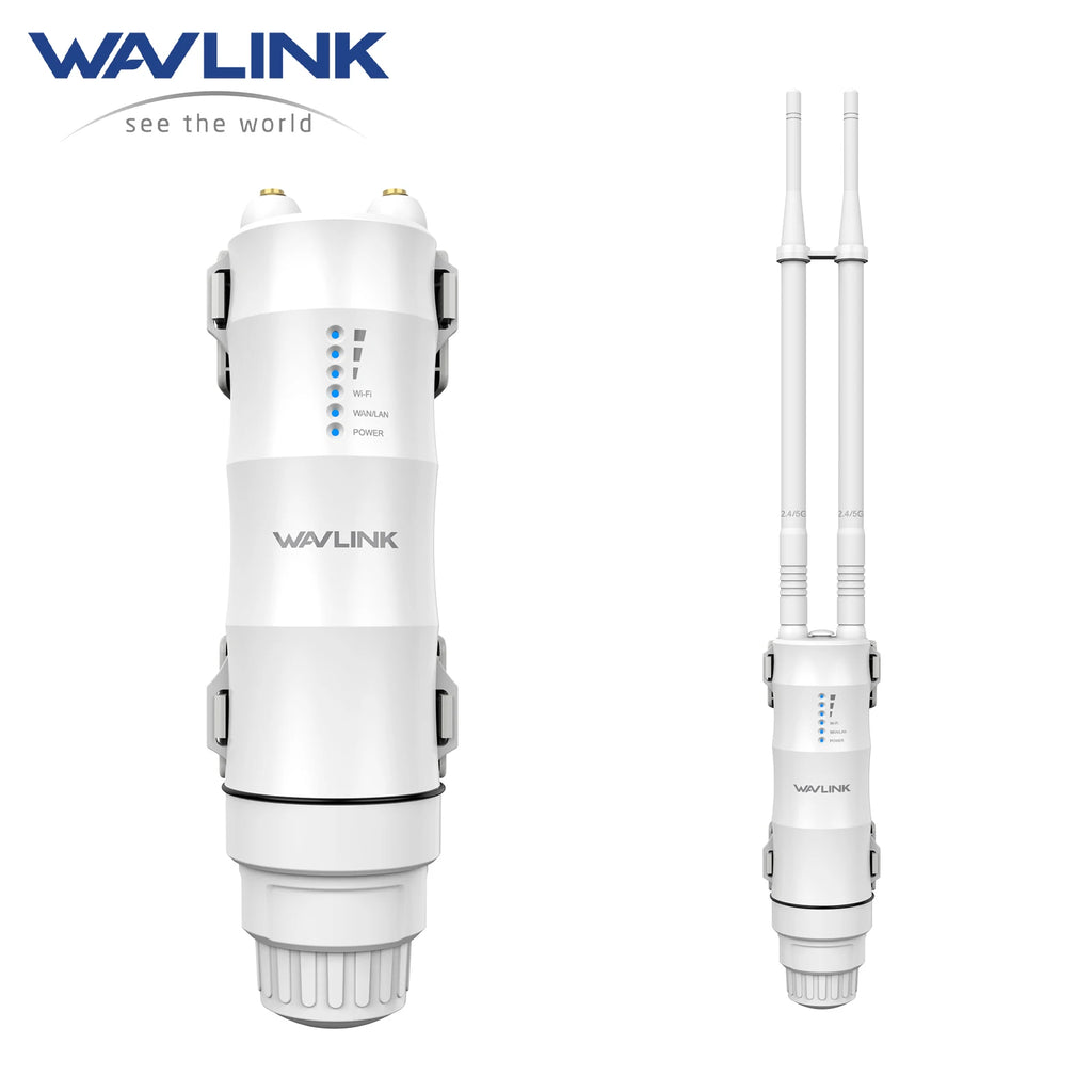 WAVLINK AC600/1200 High Power Outdoor Router Dual Band Weatherproof Long Range Mesh Technology 4 Directional Antennas - trendingshoping.com