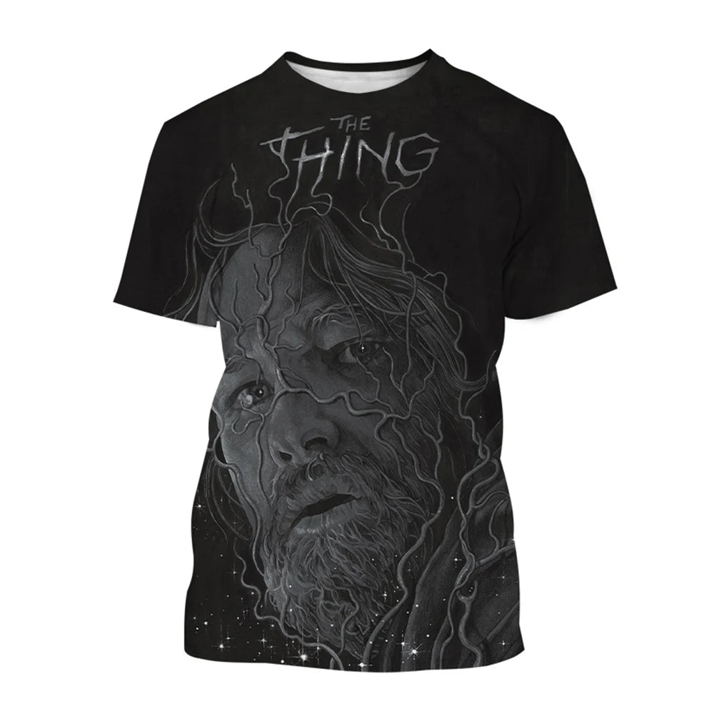 Trendy 3D Printed T-Shirt – Breathable Casual Summer Streetwear