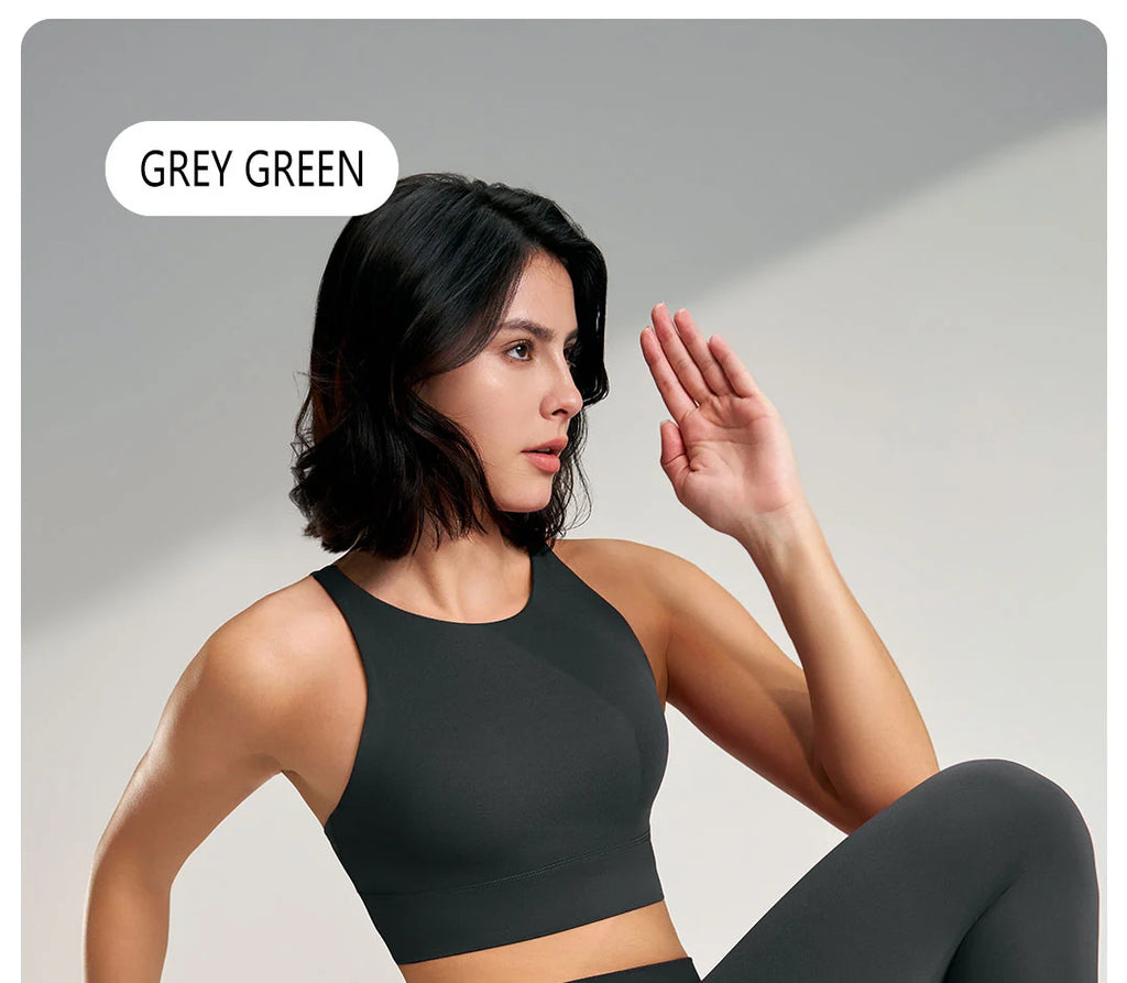 New women's sports underwear gym bra high-intensity sports yoga underwear quick-drying shockproof yoga undershirt